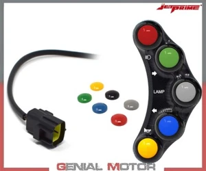 JetPrime Left Road Push Button for Ducati 999 / R / S 2003 > 2007 - Picture 1 of 3