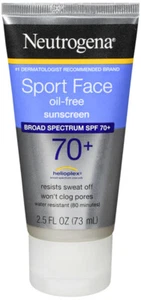 Neutrogena Sport Face Oil-Free Sunscreen SPF 70+ 2.5 OZ - Picture 1 of 1