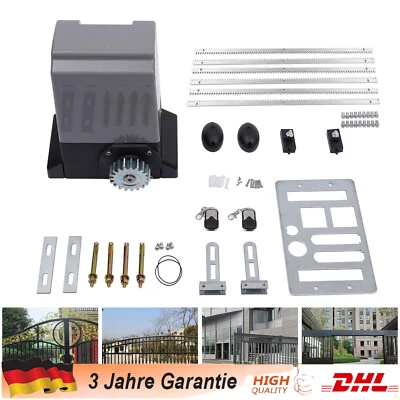 Schiebetorantrieb 2000KG Toröffner Torantrieb Schiebetor Tor Motor + Zahnstange - Bild 1 von 4