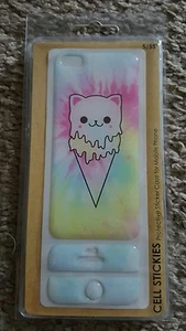Kawaii cat adorable ice cream cone iphone 5/5s protective sticker case(LAST ONE) - Picture 1 of 2