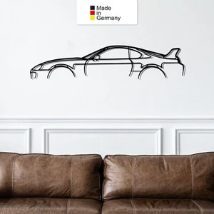 für SUPRA MK4, Metall Wandbild, Wanddeko, Auto Silhouette, Metal Wall Art - Bild 1 von 9
