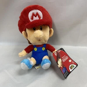 2015 JAKKS Pacific - Super Mario World Of Nintendo Baby Mario Plush - 6" - Picture 1 of 7