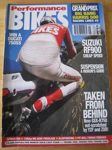 PERFORMANCE BIKE MAGAZINE MAY 1994 SUZUKI RF900 SUSPENSION GSX-R750 APRILIA 500 - Picture 1 of 3