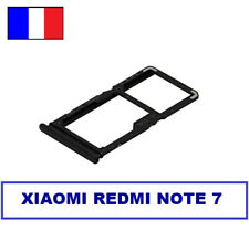 XIAOMI REDMI NOTE 7 / 7 PRO Tiroir Support Double Carte SIM - NOIR - NEUF - FR