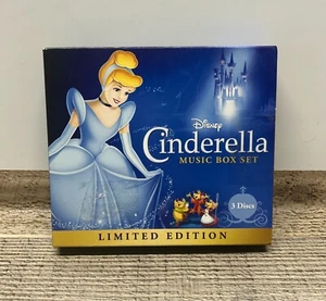 Nuevo-Cenicienta Edición Limitada Walt Disney Caja de Música Set 2 CD de Música 1 DVD Extra - Imagen 1 de 4