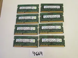 Samsung lot of 8x2Gb=16Gb 1600Mhz PC3-12800 DDR3 SODIMM laptop memory RAM (4664) - Picture 1 of 2