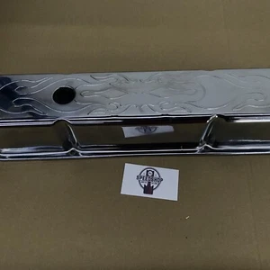 1958-86 SB CHEVY FLAME CHROME STEEL TALL VALVE COVER 283 307 327 350 383 400 - Bild 1 von 9