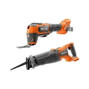 Ridgid Combo Kit 18 Volt Brushless Cordless Reciprocating Saw Multi Tool NIB - Picture 1 of 4