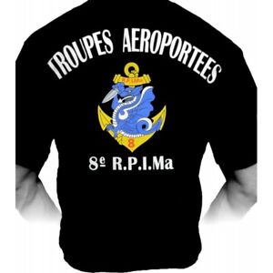 Tee-shirt 8ème RPIMA (8ème régiment parachutiste d'infanterie de marine)