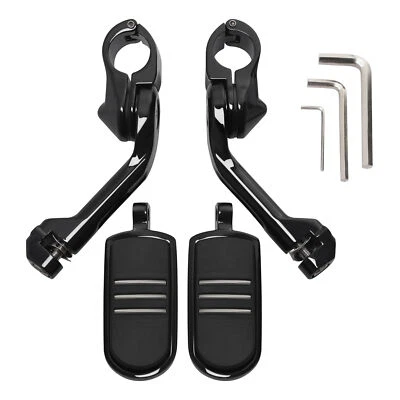 1.25" 1-1/4" 32mm Highway Foot Pegs For Harley Touring Road King Street Glide - Image 1 of 4
