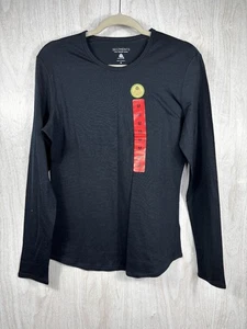 Segments Merino Wool Base Layer Top Medium Black NWT Women’s Long Sleeve Thermal - Picture 1 of 4