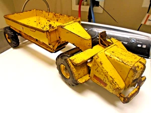 1950's- Doepke- Model Toys-WOOLDRIDGE-Bottom Dump -Articulated Earth Mover Steel - Picture 1 of 8