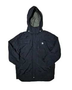 Carhartt Dearborn Weatherproof Jacket Mens *Fits L Black Full Zip Snap Hooded  - Picture 1 of 22