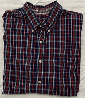 IZOD Tartan Shirt Mens  XL Multicolor Plaid Long Sleeve Button Down - Image 1 of 4