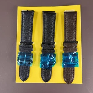 Authentic Invicta Leather 22MM Watch Bands Set of 3 Colors - Picture 1 of 10