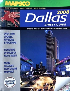 MAPSCO 2008 DALLAS STREET GUIDE *TOP* - Bild 1 von 3