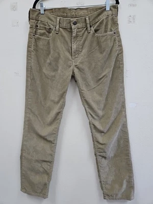 Pantalones de mezclilla rectos LEVIS de pana para hombre 33x30 etiqueta real 33X 29 Foto 1 de 4