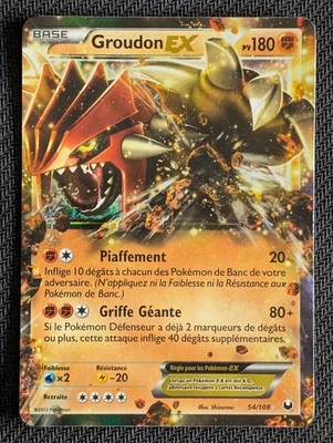 P - Groudon EX - NB: Dark Explorers - 54/108 - Official Pokémon Card FR - Image 1 of 2