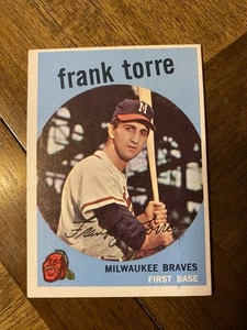 1959 topps baseball. Frank Torre Card #65 VG/EX - Picture 1 of 3