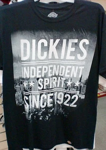 DICKIES- GRAPHIC T-SHIRTS - BLACK - INDEPENDENT SPIRIT - Picture 1 of 1