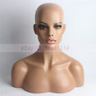 Female Mannequins Heads Half Bust Fiberglass Wig Jewellery Model Heads Wig Gift