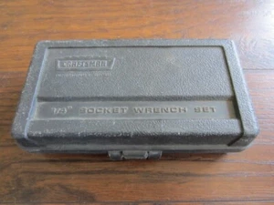 Craftsman Ratchet Socket Set 1/4" Drive =V= Vintage USA Sae 12pc + Box - Picture 1 of 3