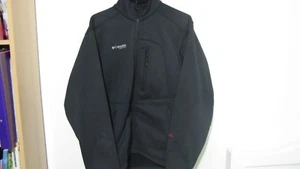 Columbia Men's full zip Fleece Jacket Coat Size M Medium Soft Shell Omni Shield - Picture 1 of 5