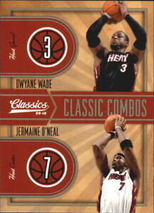 2009-10 Classics Classic Combos Basketball Card #5 Dwyane Wade/Jermaine O'Neal