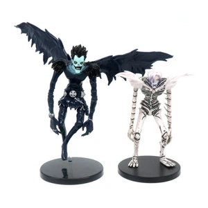 2Pcs Anime DEATH NOTE 6" Action Figure Toy Model Ryuk Rem Staute Doll Display - Picture 1 of 12