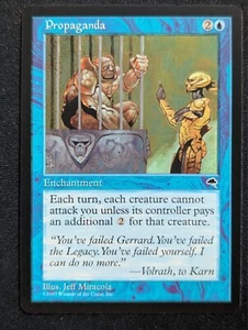 Propaganda - Tempest - NM - MTG - Magic the Gathering - Blue - Enchant - Picture 1 of 4