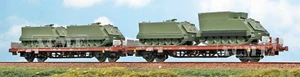 ACME 45190 Set 2 carri Kgps FS, livrea marrone, con 4 mezzi militari - Imagen 1 de 1