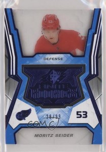 2021-22 SPx Finite Rookies Platinum /99 Moritz Seider #F-44 Rookie RC