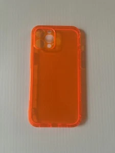 Nueva funda protectora transparente a prueba de golpes naranja ajuste delgado para teléfono iPhone 12 Pro Max 12 - Imagen 1 de 8