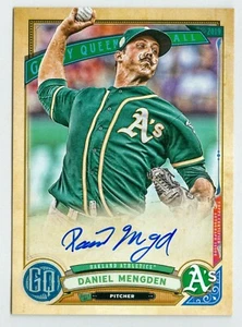 2019 Topps Gypsy Queen Autograph GQA-DM Daniel Mengden Athletics - Picture 1 of 1