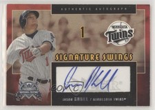 2005 Fleer National Pastime Signature Swings Jason Kubel #SS-KUB Auto