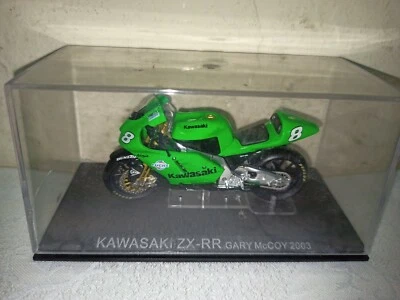 Modellino moto Kawasaki ZX-RR Gary McCoy 2003, scala 1:24 - Immagine 1 di 4