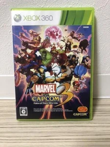 Used Capcom Marvel vs Capcom 3 Fate of Two Worlds Xbox 360 Arcade / Fighting JPN - Picture 1 of 12