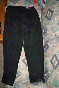 Jeans Tommy Hilfiger nero 34/34 uomo vintage anni 90 - Foto 1 di 4