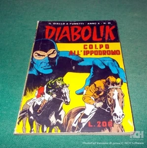 DIABOLIK year X no. 11 "Coup at the Racecourse" Astorina editions 1971 - Picture 1 of 2