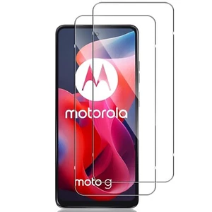 [2 Pezzi] PROTEGGI SCHERMO PELLICOLA IN VETRO TEMPERATO Per MOTOROLA MOTO G04s - Zdjęcie 1 z 12