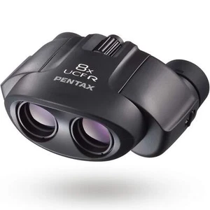 PENTAX Porro Prism Compact Binoculars 8x21 Compact Light Weight 62209 Black NEW - Picture 1 of 7