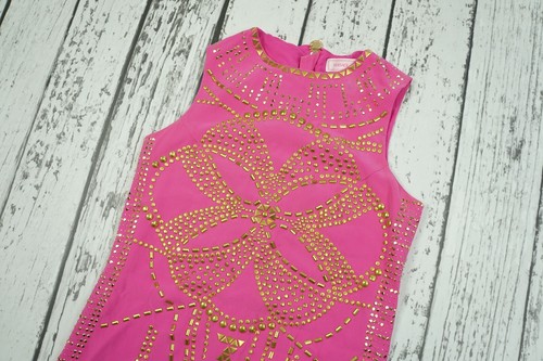 Versace for H&M abito donna con borchie oro rosa TG. 6 US6 US 6 EU 36