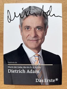 Dietrich Adam AK ARD Sturm der Liebe Autogrammkarte original signiert - Bild 1 von 1