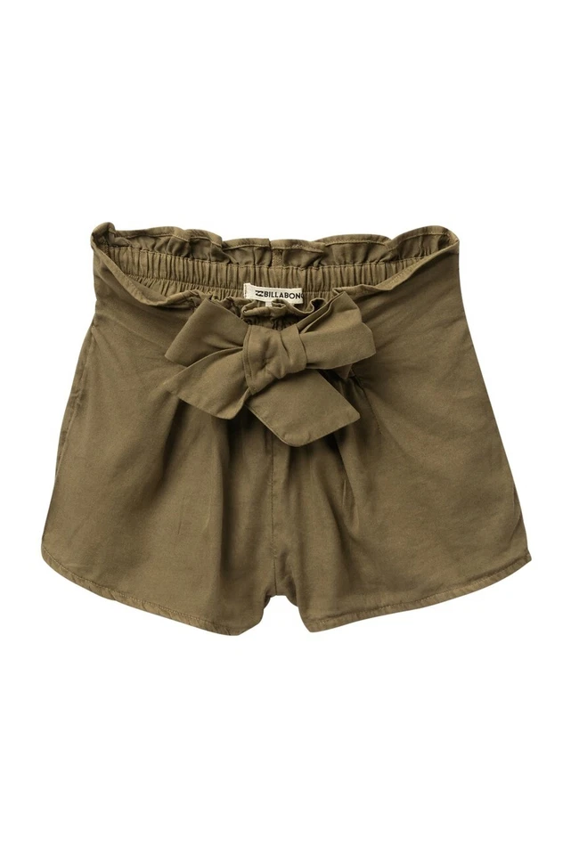 Pantalones Cortos de Verano Billabong para Niña Mezcla de Algodón Verde Salvia Nuevos con Etiquetas Foto 1 de 1