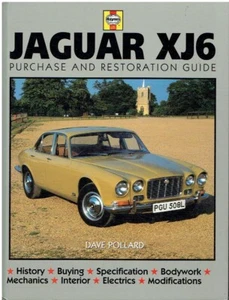JAGUAR XJ6 SERIES I-III SALOON & COUPE (1968-86) OWNERS RESTORATION MANUAL *VGC* - Picture 1 of 1
