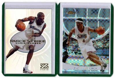 Lote de 2 tarjetas Chris Webber 1998 Quick Strike/2025 Topps cromo X-fractor/229 Foto 1 de 2