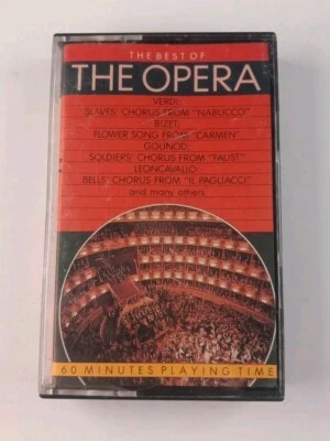 The Best of the Opera - Verdi, Bizet, Gounod, Leoncavallo (Cassette) TESTED - Image 1 of 4