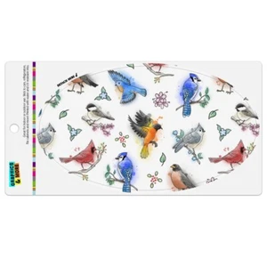 Northeastern Birds Pattern Car Euro Oval Magnet - Picture 1 of 3