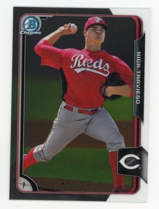 2015 Bowman Chrome Prospects #BCP82 NICK TRAVIESO Cincinnati Reds