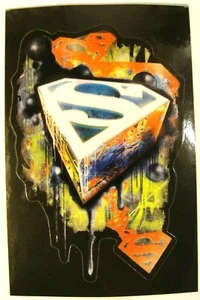 Superman Oficial DC Comics Pegatina Logo Serie 3 Monopatín Teléfono Laptop - Imagen 1 de 2